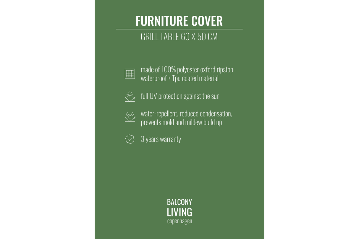 Solid möbelskydd till Dora Grillbord