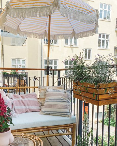 Inred uterummet i nordisk bohem-stil