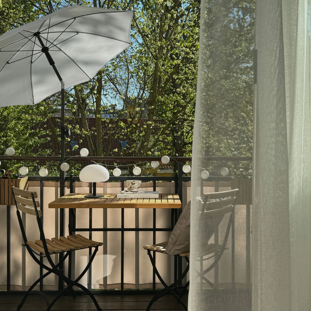 Japandi på balkongen – lugn, balans och naturlig skönhet