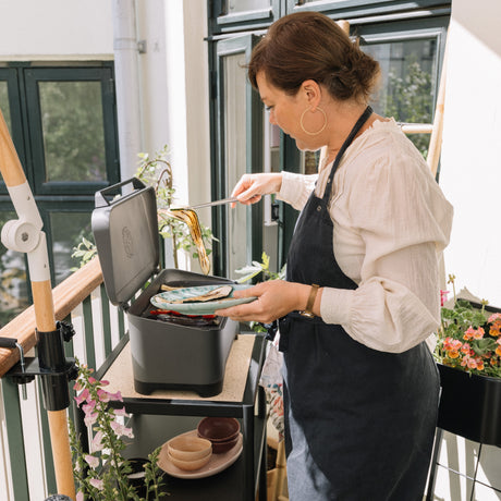Kocken Louisa Lorangs recept på grillade grönsaker med chimichurri
