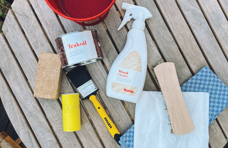 Vårstädning på balkongen? Gör dina teakmöbler redo för våren