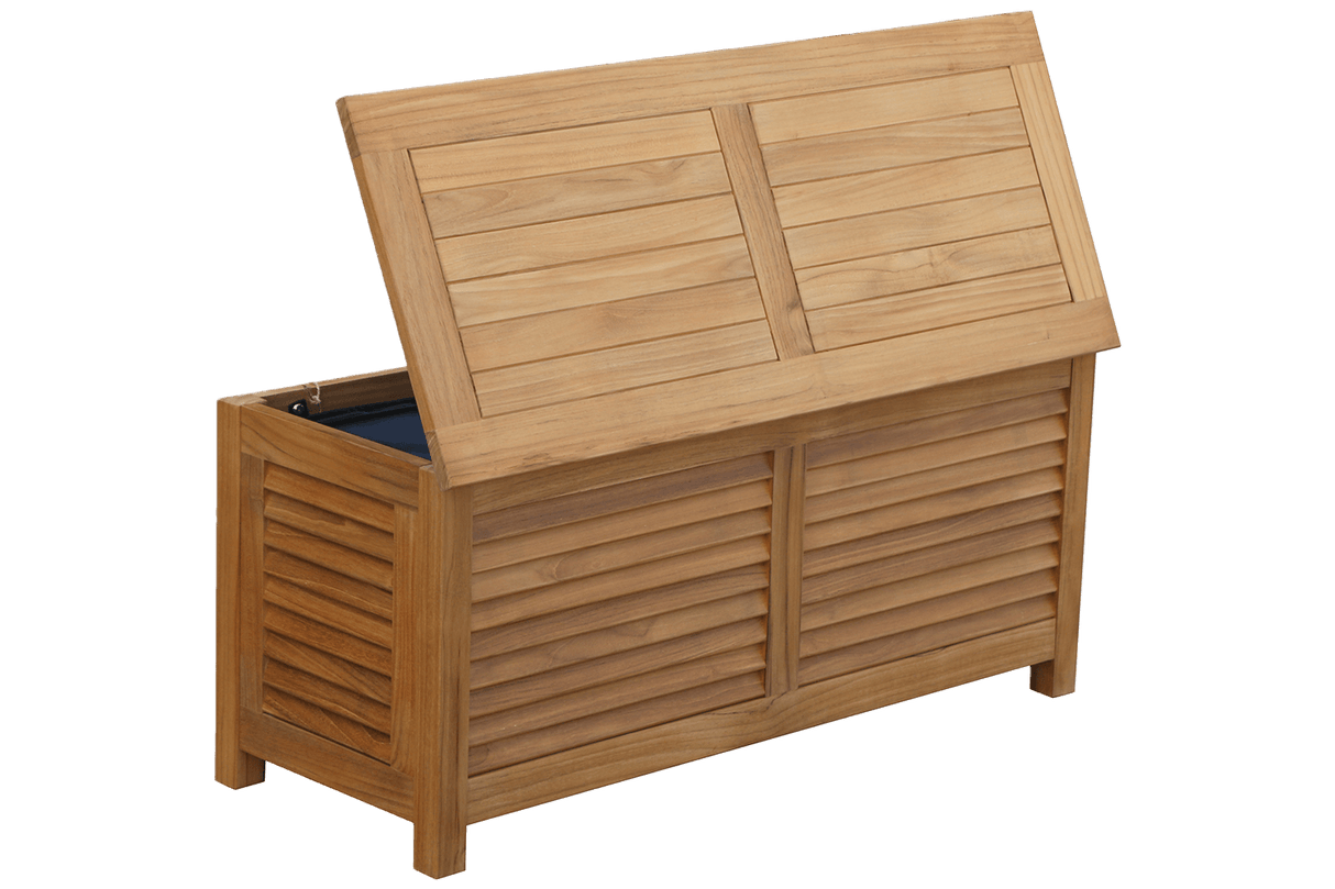 Agnes teak förvaringsbänk 100 cm