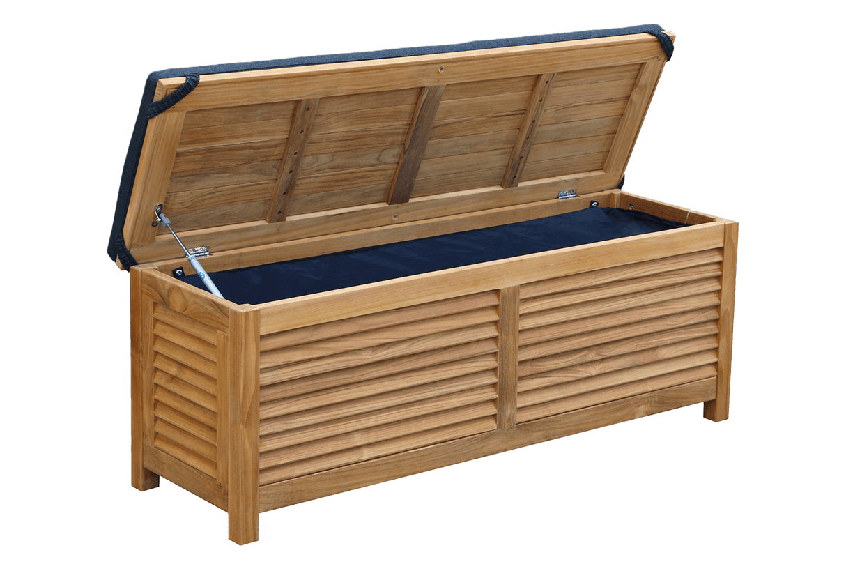 Agnes teak förvaringsbänk 100 cm