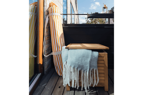 Agnes teak förvaringsbänk 50 cm