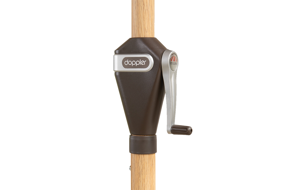 Alu wood ultra parasoll med vev och tilt 300 x 200 cm