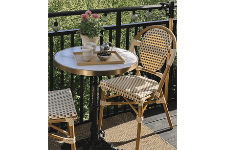 Colette caféstol med fransk flätning