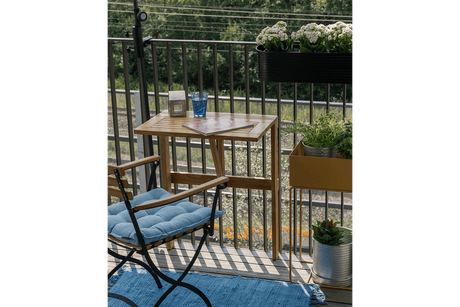 Evi teak klaffbord 60 x 40 cm