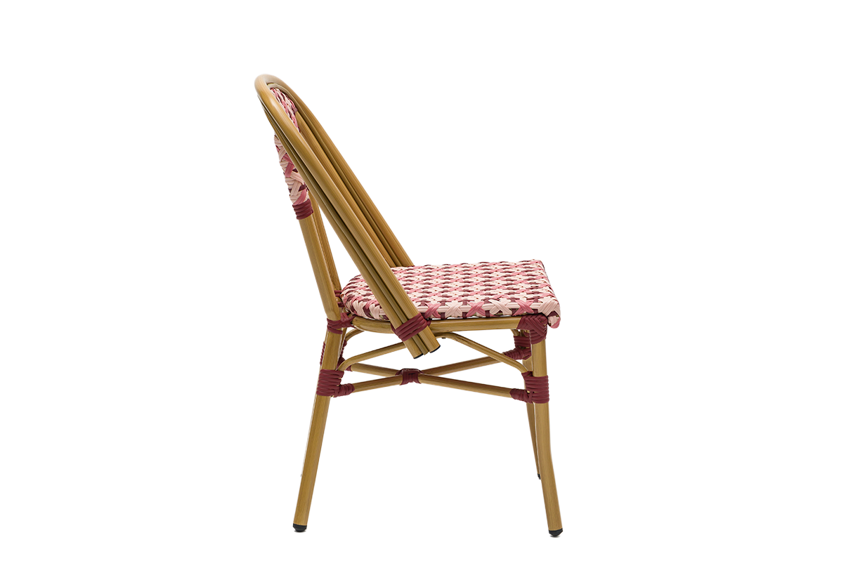Lilou caféstol med fransk flätning