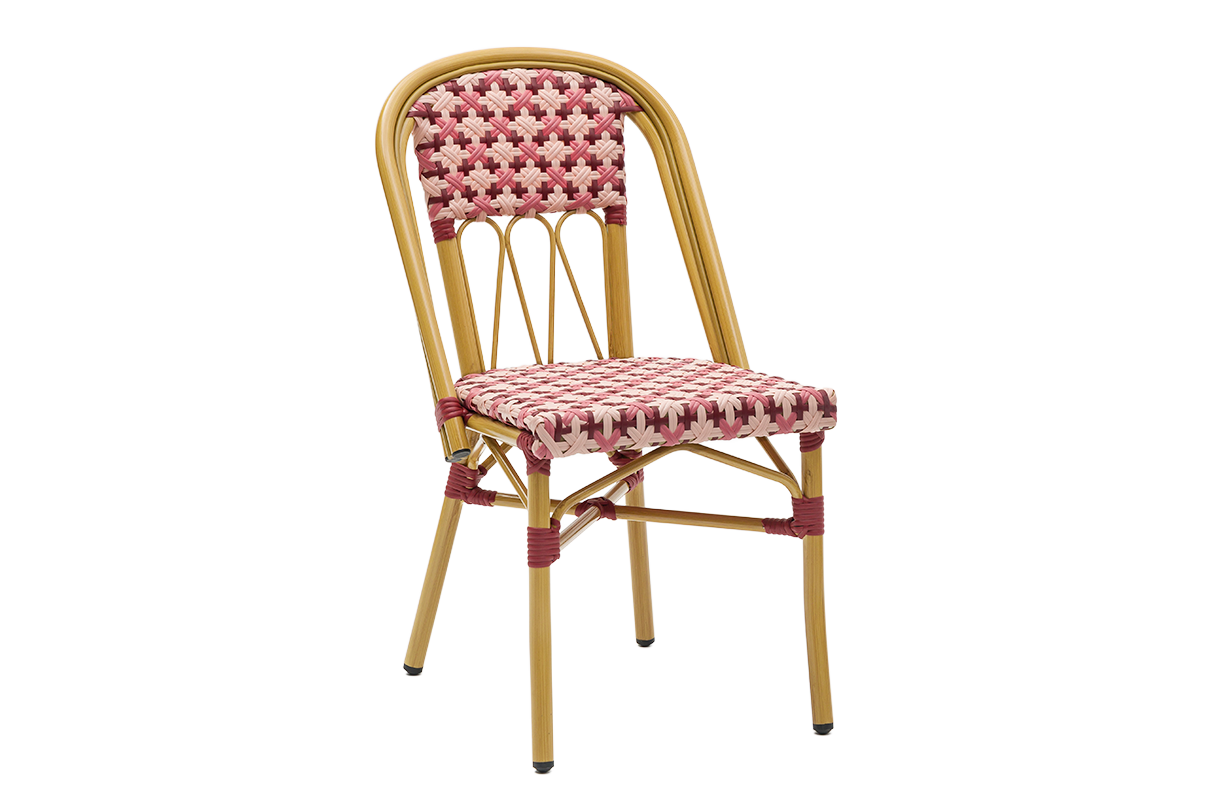 Lilou caféstol med fransk flätning