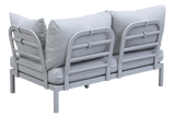 Luna aluminium loungesoffa