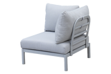 Luna aluminium loungesoffa - hörna