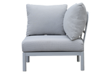 Luna aluminium loungesoffa - hörna