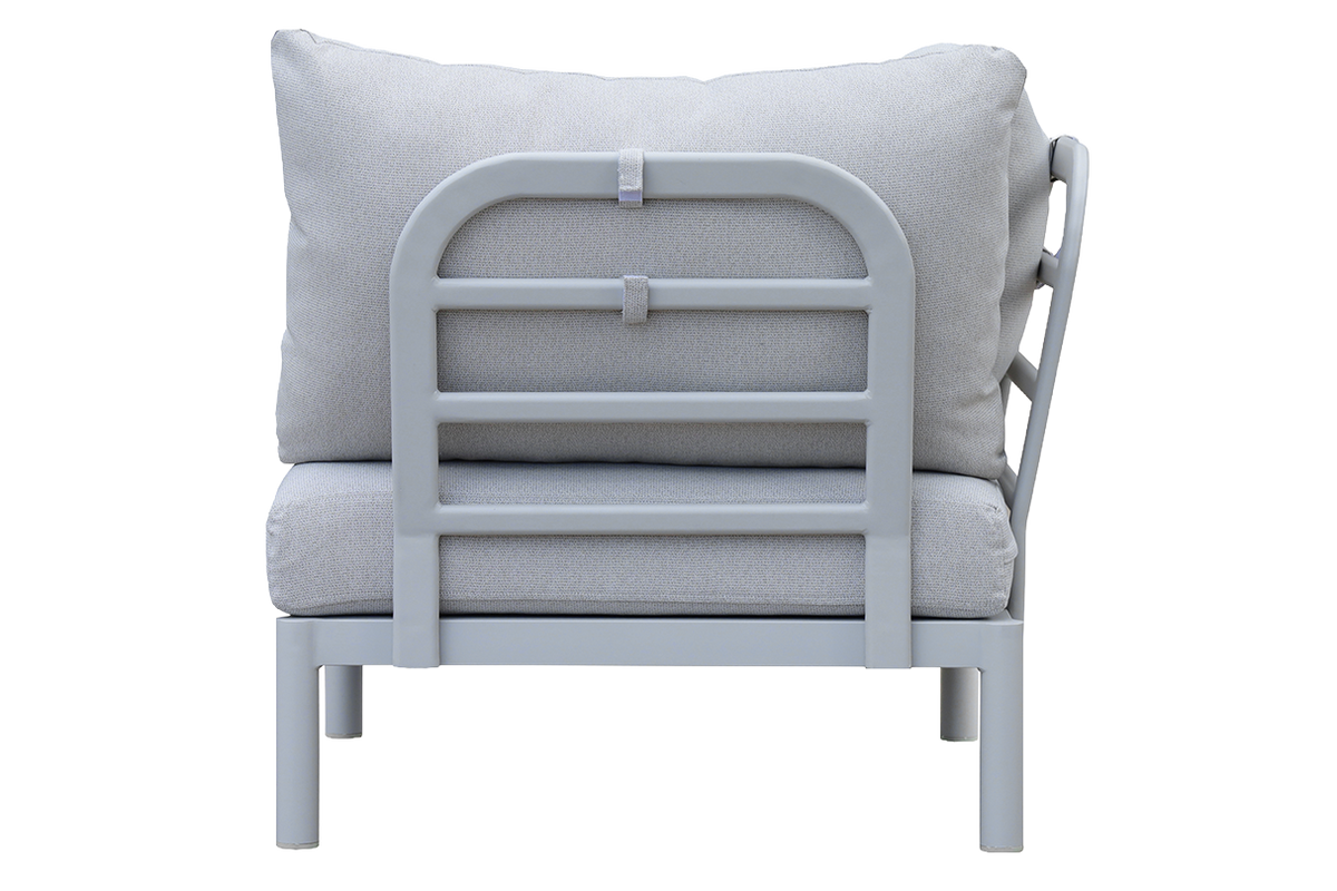 Luna aluminium loungesoffa - hörna