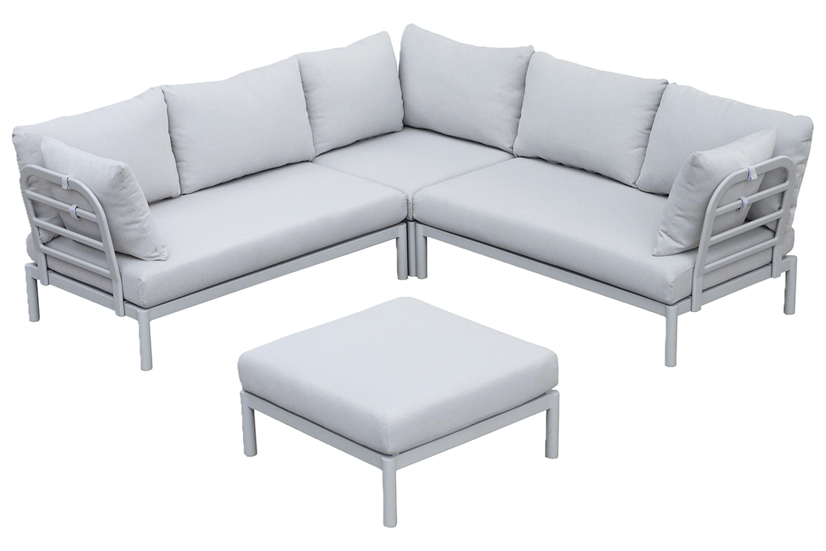 Luna aluminium loungesoffa
