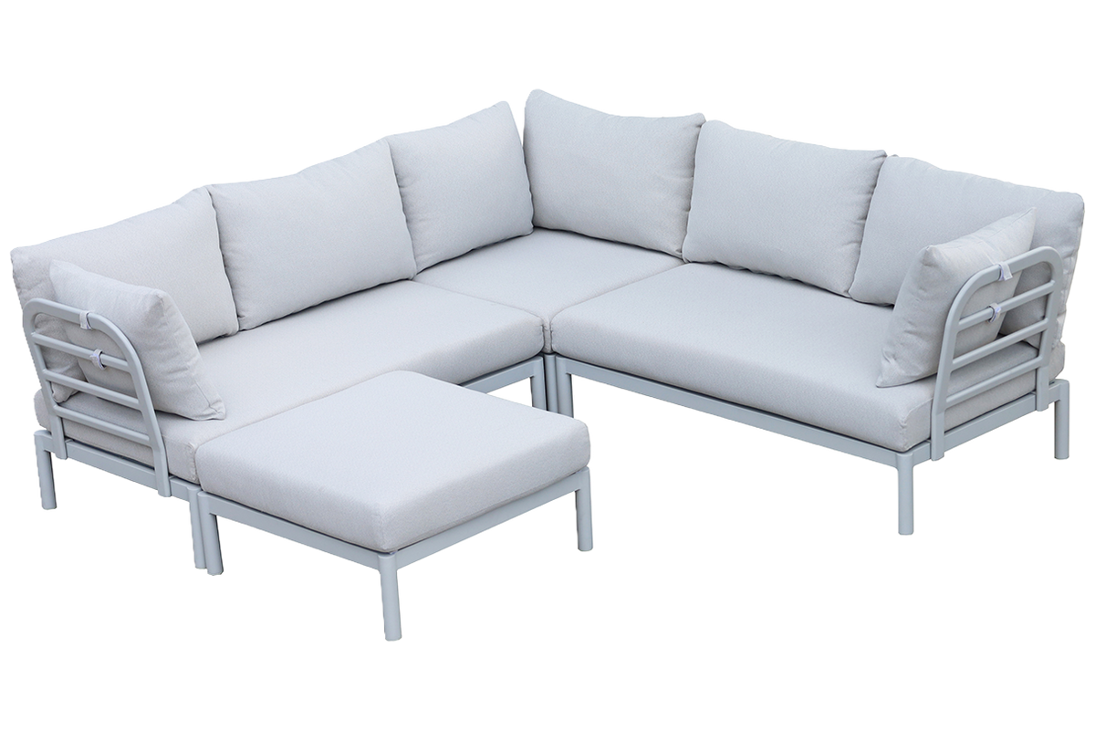 Luna aluminium loungesoffa