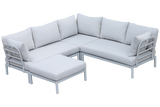 Luna aluminium loungesoffa
