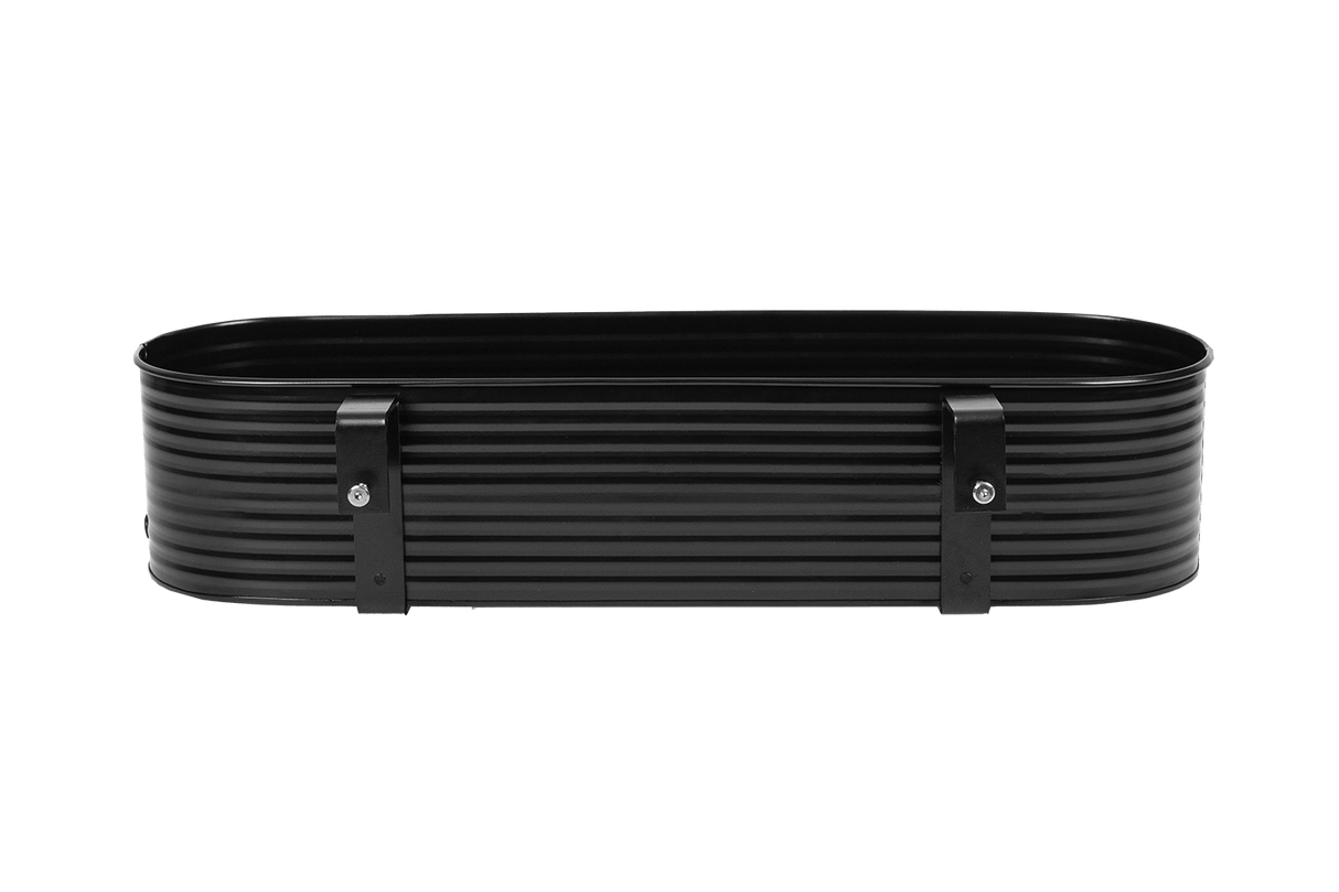 Olga balkonglåda matt svart 60 cm