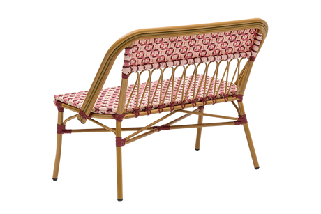 Soline cafébänk med fransk flätning 107 cm