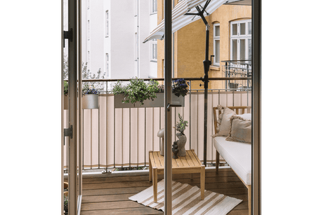 Liva zink balkonglåda med självbevattning 60 / 80 / 100 cm