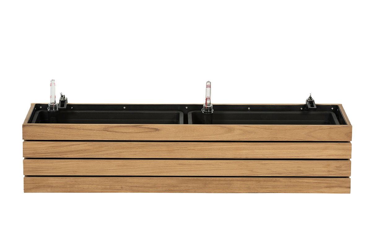Maja balkonglåda teak 40 / 60 / 80 cm