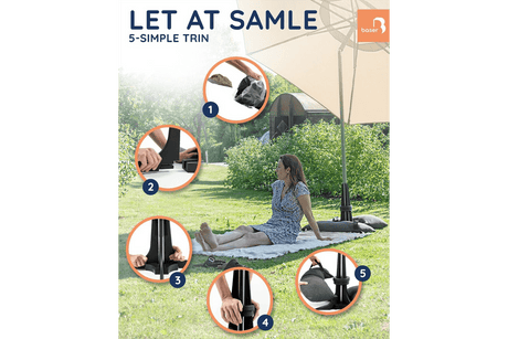 Baser Parasollfot 40 kg