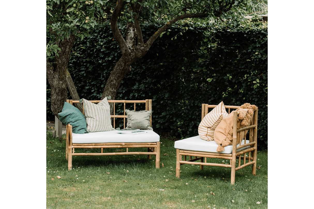 Beate bambu loungesoffa - hörna