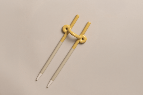 Folk Hinto keramisk växtstöd