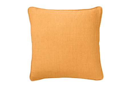 Luxury light linne kuddfodral med sydd kant 50 x 50 cm