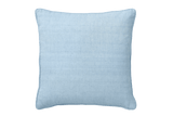 Luxury light linne kuddfodral med sydd kant 50 x 50 cm