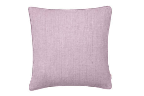 Luxury light linne kuddfodral med sydd kant 50 x 50 cm