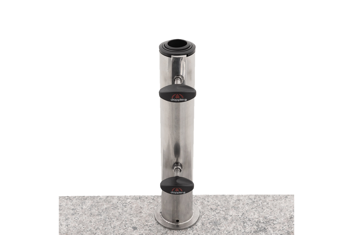 Derby granit parasollfot 25 kg med hjul