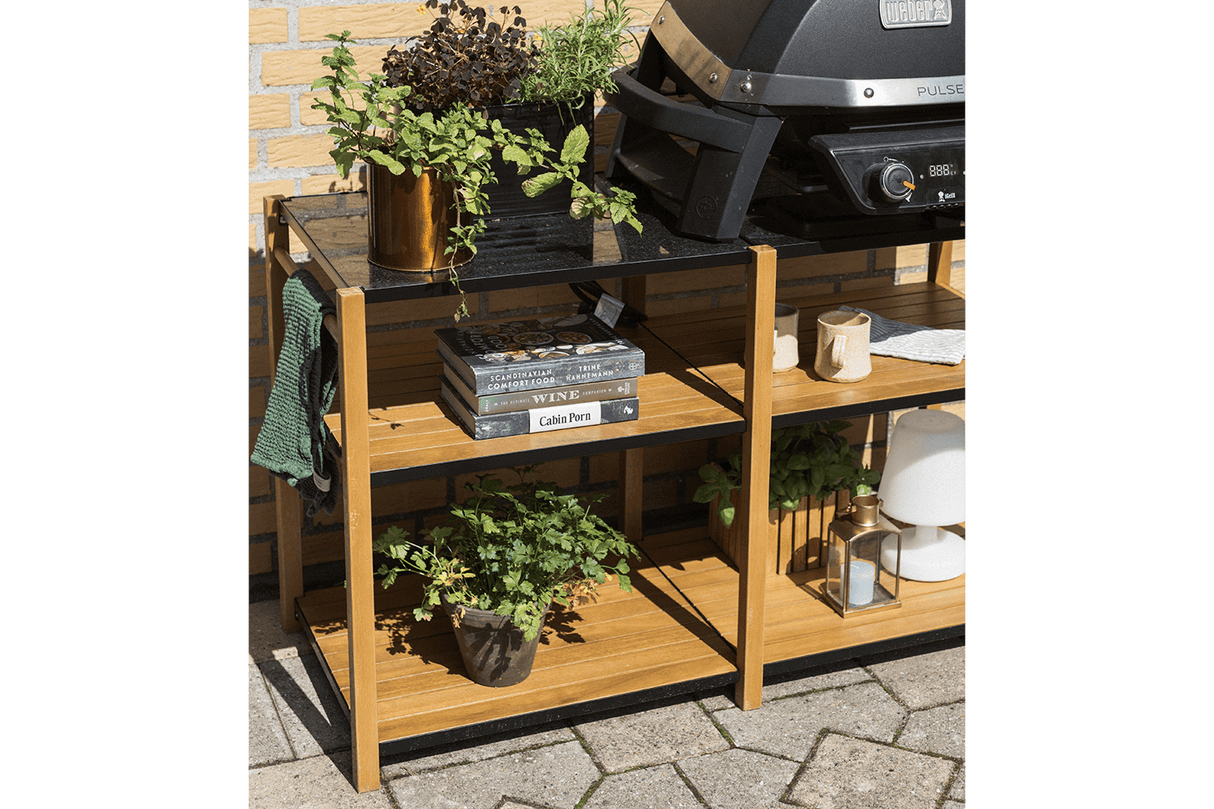 Dora grillbord med granitskiva 60 x 50 cm