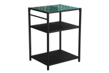 Dora grillbord metall med granitskiva 60 x 50 cm
