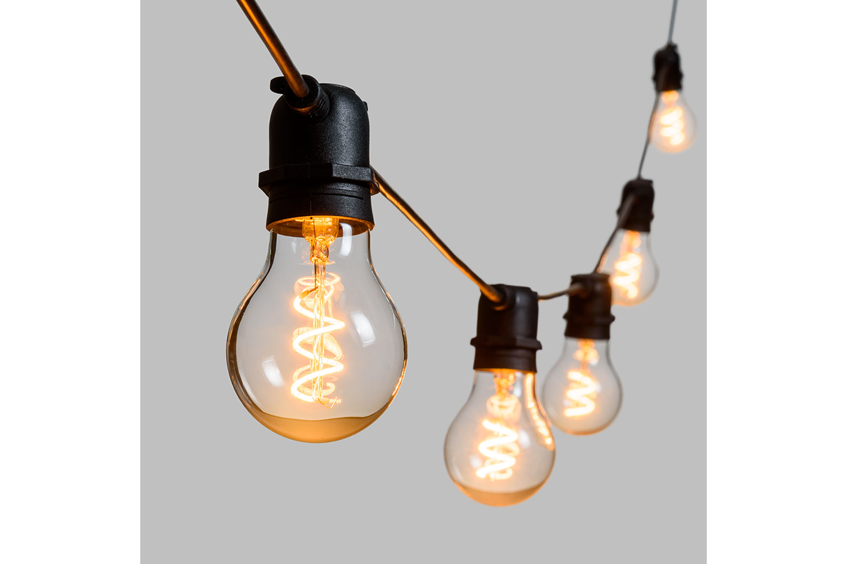 Festoon spiral ljusslinga