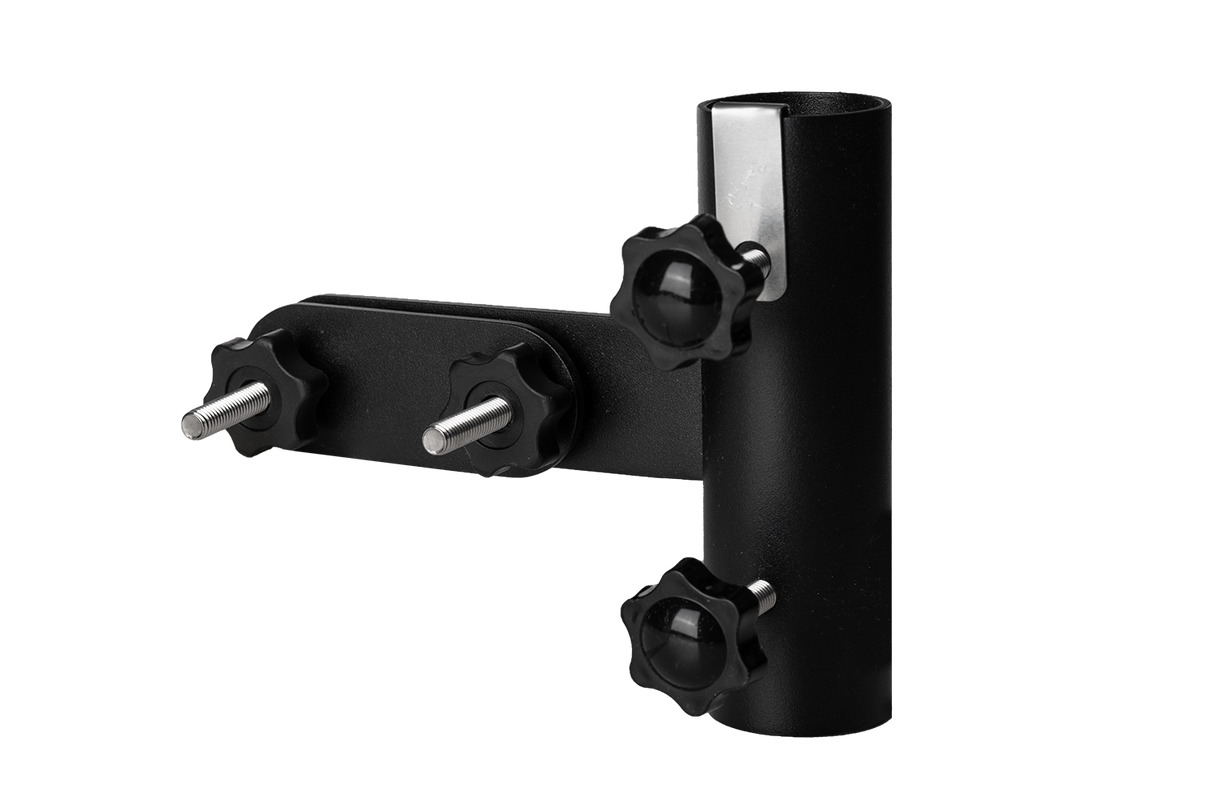 Kari parasollfäste till tunna vertikala stänger