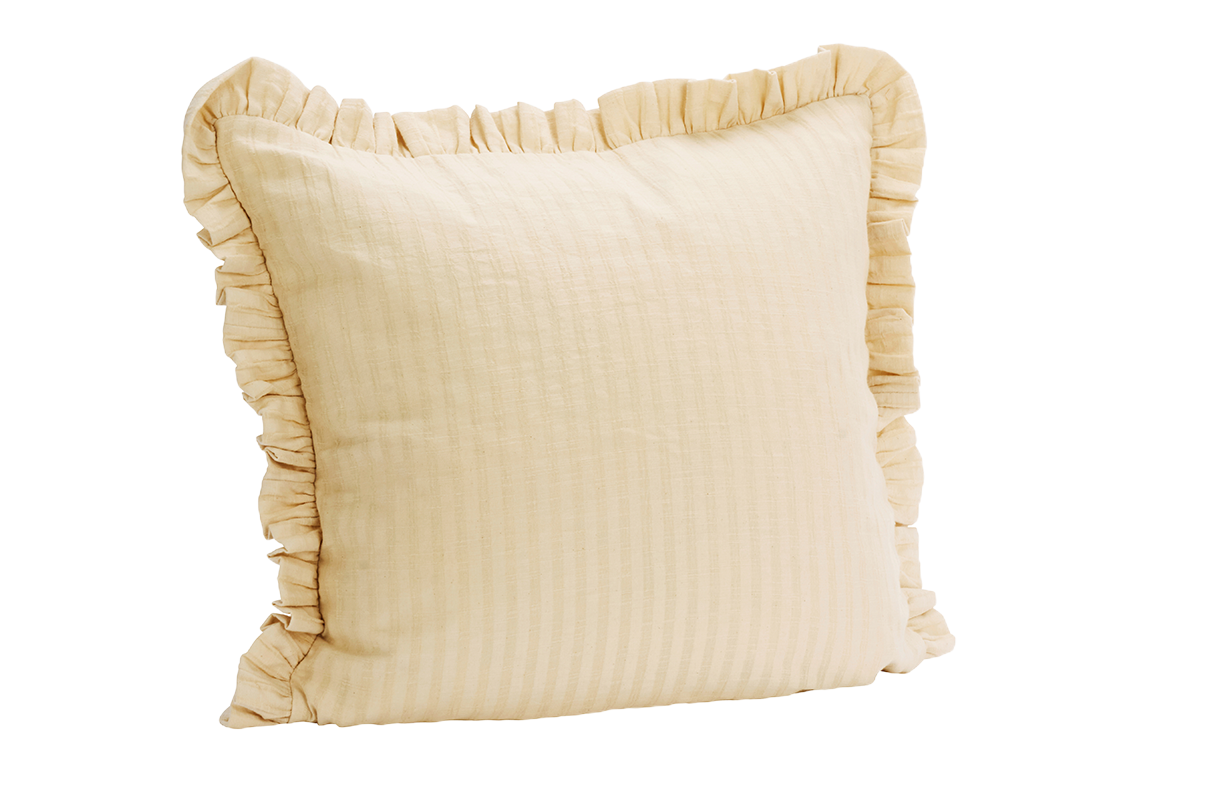 Kuddfodral med volanger 50 x 50 cm