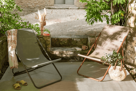 Maxi transat batyline solstol m.färgad ram