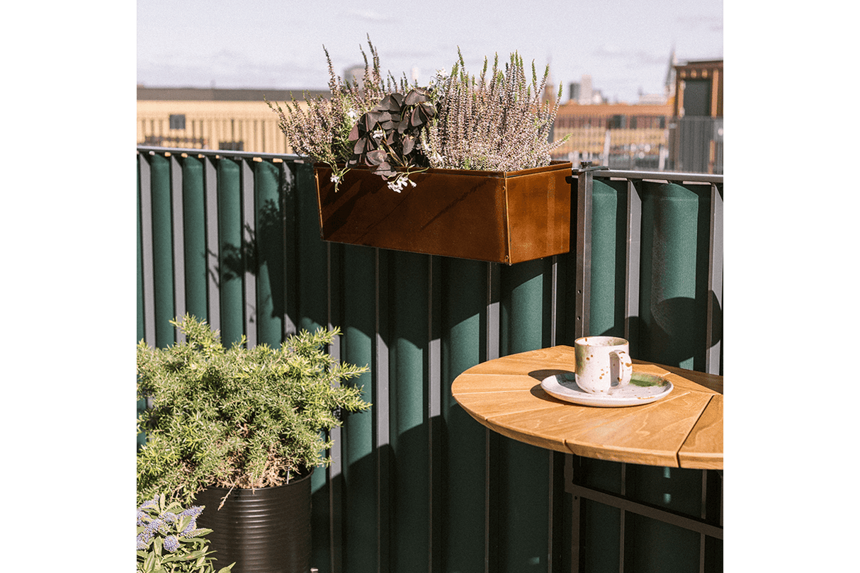 Liva balkonglåda koppar 60 / 80 / 100 cm