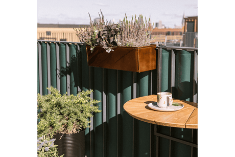 Liva koppar balkonglåda med självbevattning 60 / 80 / 100 cm