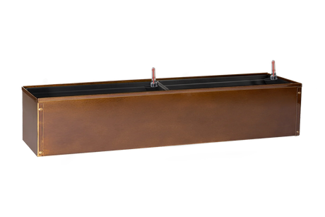 Liva koppar balkonglåda med självbevattning 60 / 80 / 100 cm