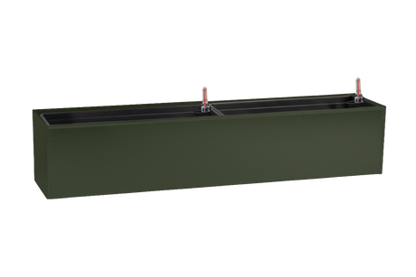 Liva grön balkonglåda med självbevattning 60 / 80 / 100 cm