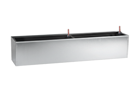 Liva zink balkonglåda med självbevattning 60 / 80 / 100 cm