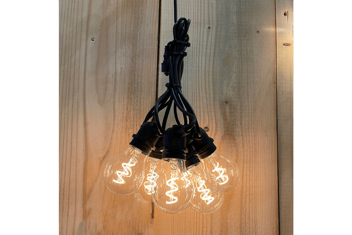 Festoon spiral ljusslinga
