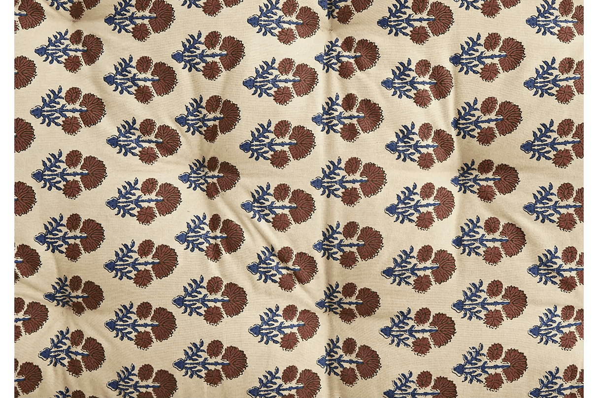 Blommig madrass 60 x 100 cm