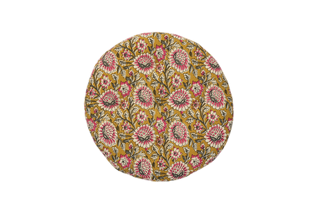 Rund Kuddfodral med Print