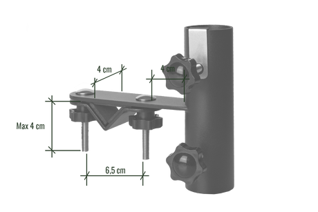 Milo parasollfäste till runda rör