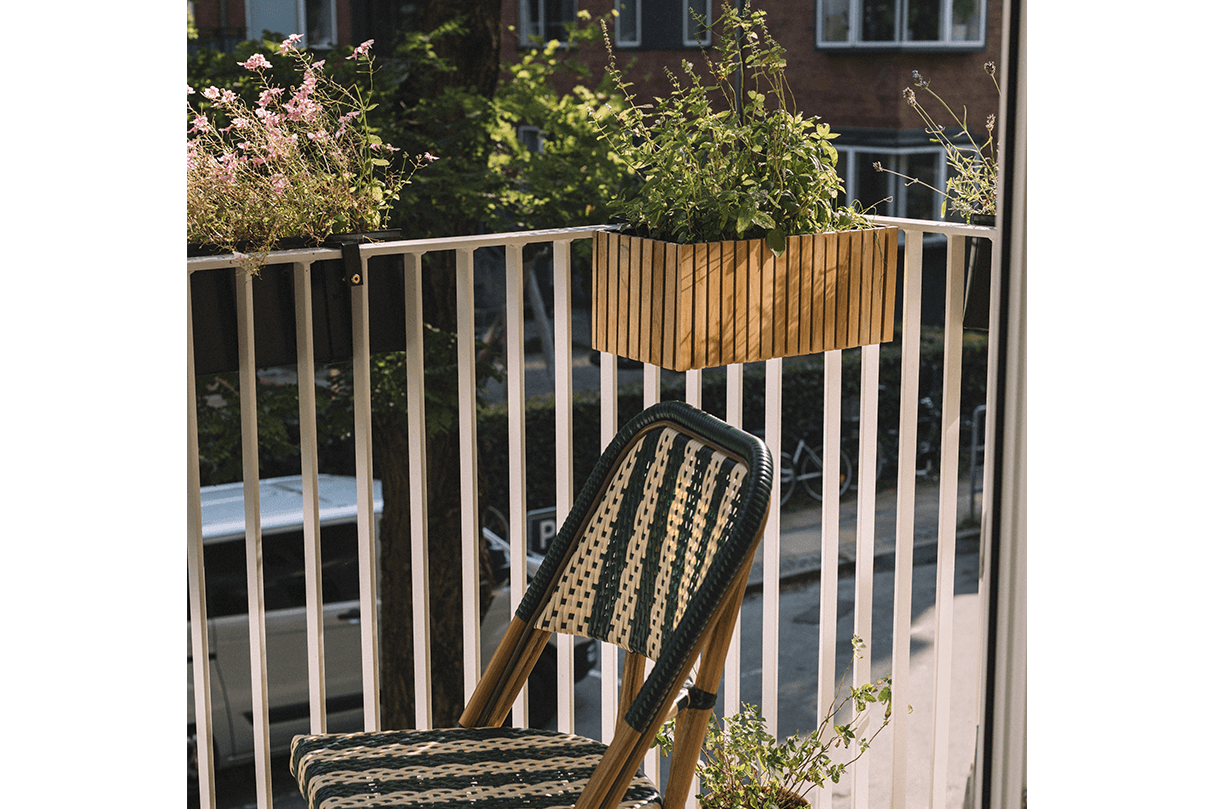 Molly balkonglåda teak 40 / 60 / 80 cm
