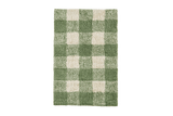 Rutig tuftad badrumsmatta 60 x 90 cm