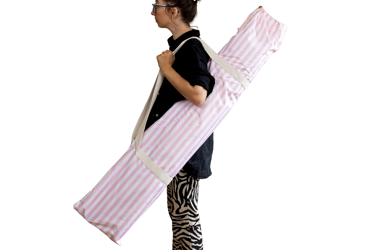 Sally dubbelsidig parasoll med tilt Ø155 / Ø180 cm