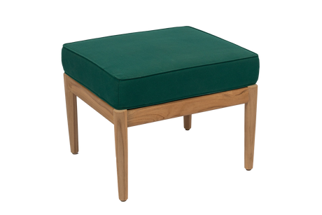 Sienna teak puff / bord